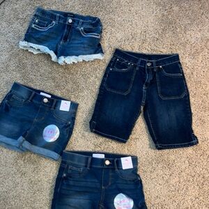 Girls Denim Shorts Bundle